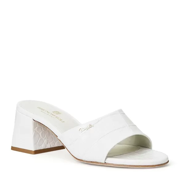 Agata - White Croc^Bruno Magli Shop