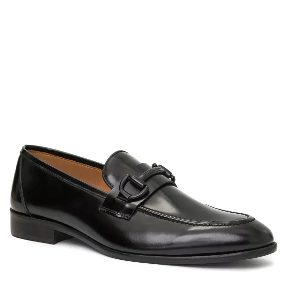 Alessio Slip On Black Bit Loafer Black Leather^Bruno Magli Cheap