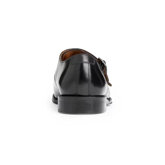 Alfeo Double Monk Strap-Black^Bruno Magli Clearance