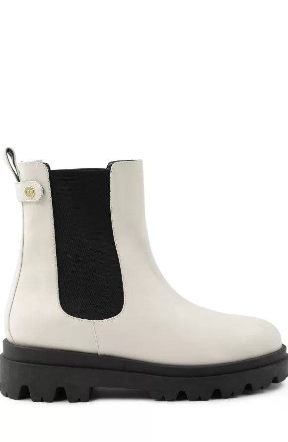 Alma Chunky Leather Chelsea Boot - Off^Bruno Magli Hot