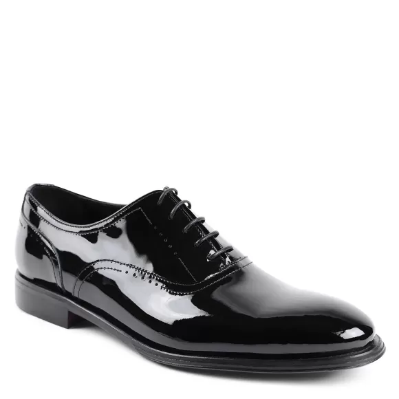 Arno Sera Plain-Toe Balmoral Oxford Patent^Bruno Magli Outlet