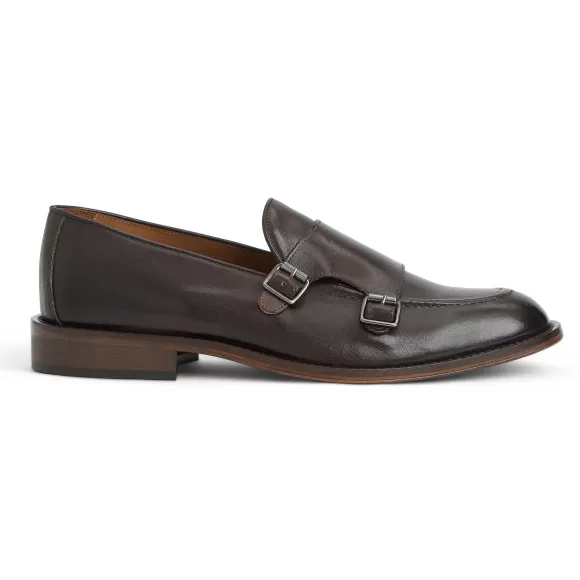 Biagio Double Monk Slip On Loafer Leather^Bruno Magli Best Sale