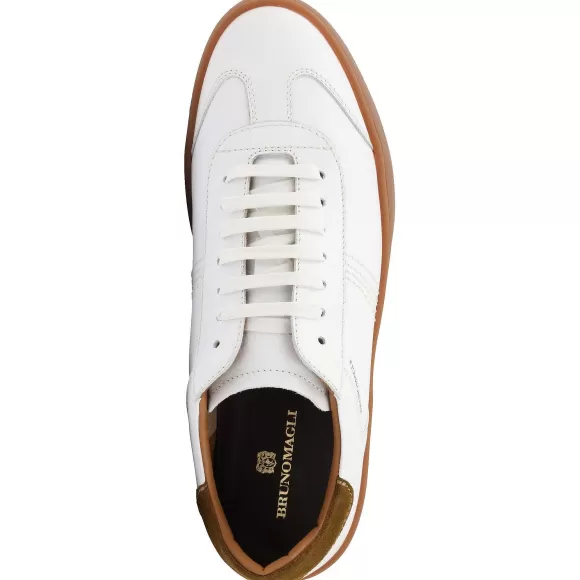 Bono Leather Lace-Up Sneaker - White^Bruno Magli Sale