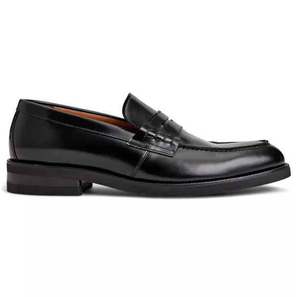 Carter Casual Men's Loafer- Black Leather^Bruno Magli Cheap