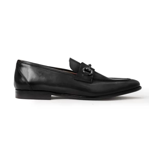 Collezione Mauro Leather Slip-On Loafer-Black^Bruno Magli New