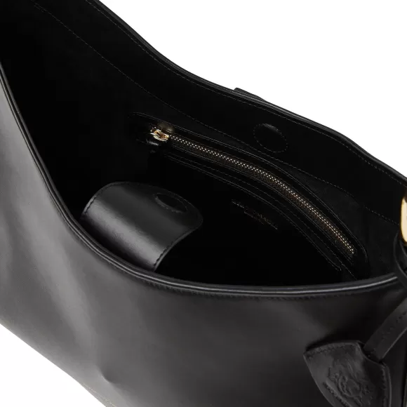 Cora Hobo Handbag Black Nappa Leather^Bruno Magli Cheap