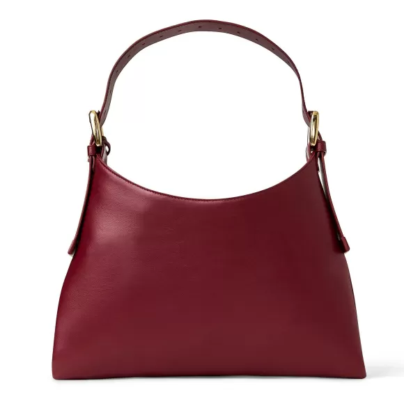 Cora Mini Hobo Wine Nappa Leather^Bruno Magli Cheap