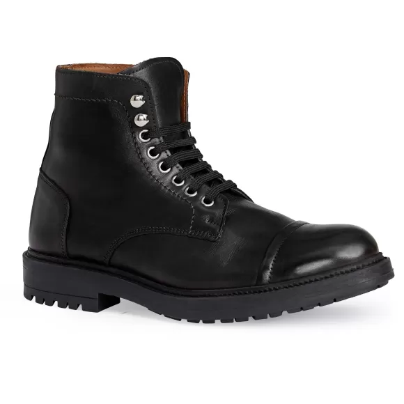 Costanzo Lace-Up Boot- Black^Bruno Magli Flash Sale