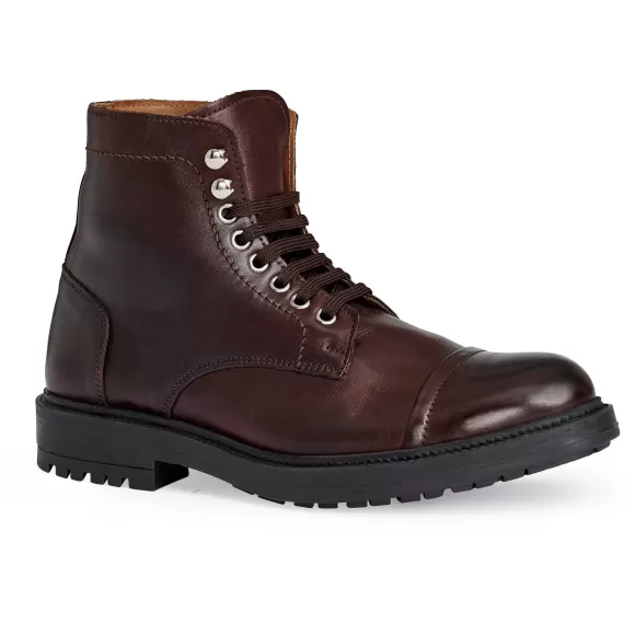 Costanzo Lace-Up Boot-Brown^Bruno Magli Shop