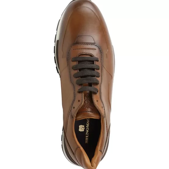 Davio Hand-Burnished Leather Sneaker^Bruno Magli Best Sale