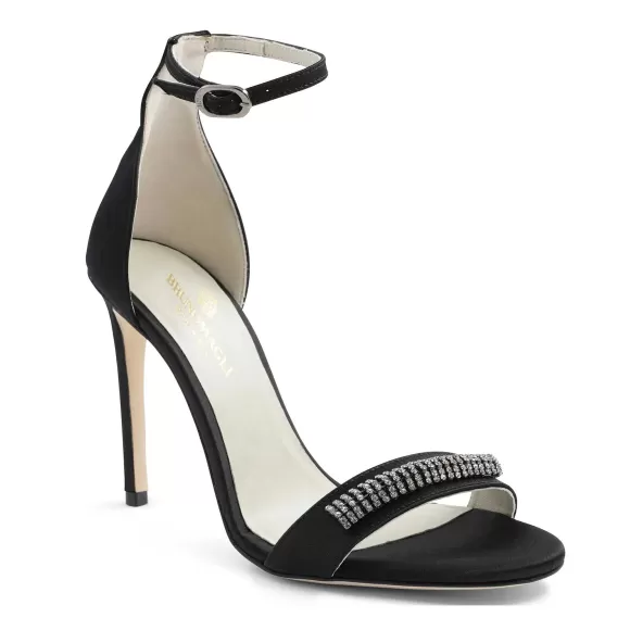 Estelle Embellished Open-Toe Heel^Bruno Magli New