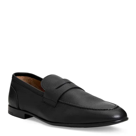 Lastra Slip-On Leather Loafer-Black^Bruno Magli Clearance