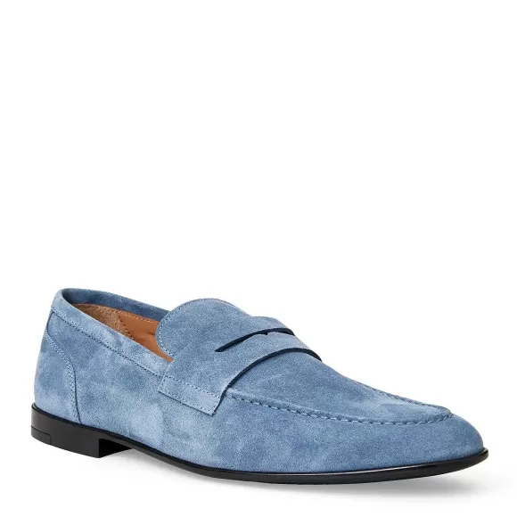 Lastra Slip-On Suede Loafer-Light Blue^Bruno Magli Clearance