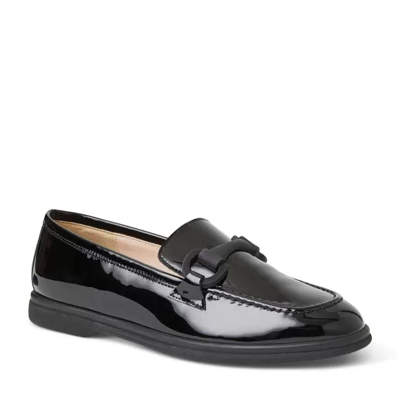 Manila Modern Patent Loafer- Black Patent^Bruno Magli Shop