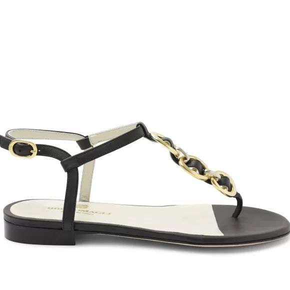 Marina Leather Embellished Thong Sandal^Bruno Magli Outlet