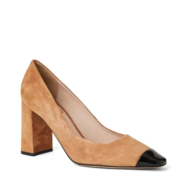 Melania Square Toe Suede Pump Suede^Bruno Magli Flash Sale