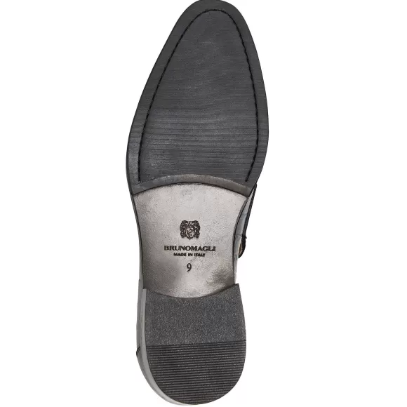 Nathan Penny Loafer- Black Croc^Bruno Magli Best Sale