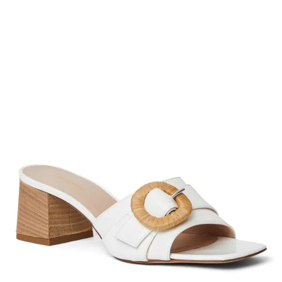 Page Single Band Sandal White Patent^Bruno Magli Best Sale