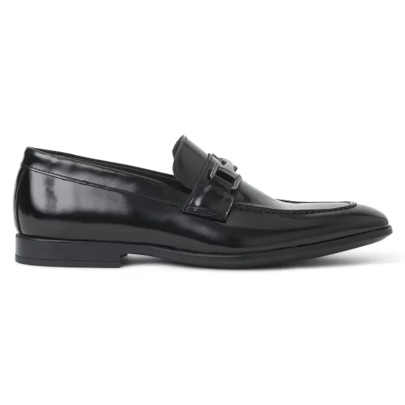 Saffo Slip On Black Bit Loafer Black Leather^Bruno Magli Clearance