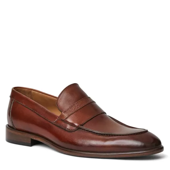 Silvestro Embosssed Loafer Leather^Bruno Magli Clearance