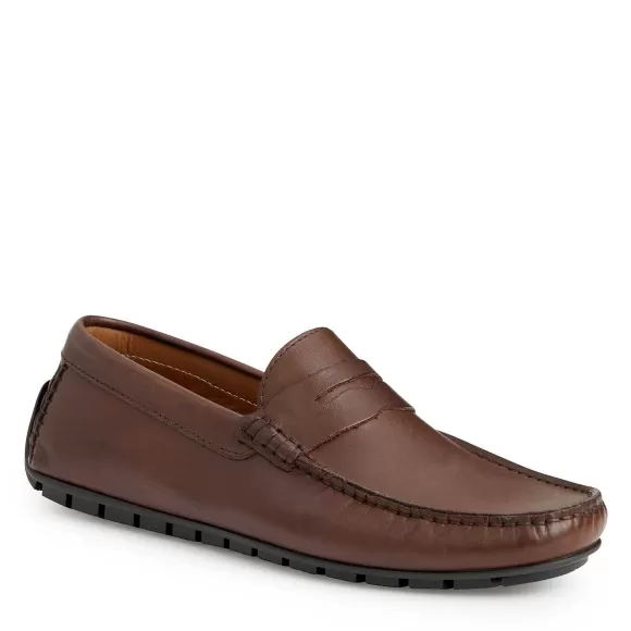 Xane Casual Leather Driving Moccassin-Brown^Bruno Magli Flash Sale